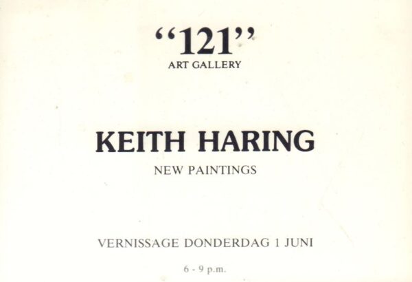 HARING, Keith.  New Paintings.