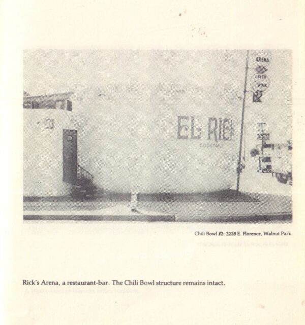 OBERHAND, Robert.  The Chili Bowls of Los Angeles. - Image 2