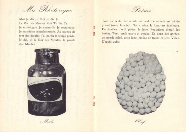 BROODTHAERS, Marcel.  Moules Oeufs Frites Pots Charbon. - Image 4