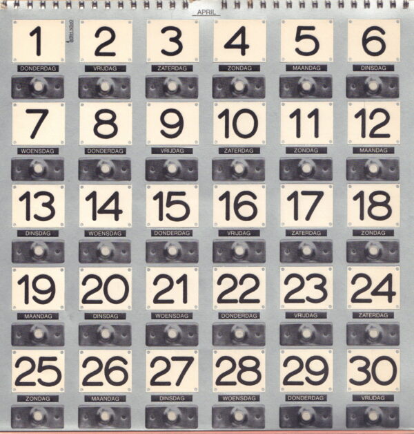 SWIP STOLK. Vijfde kalender - 1971 - Image 8