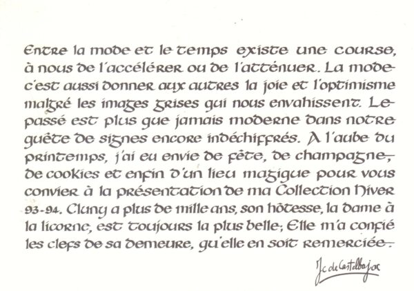 de CASTELBAJAC, J.C.  Femme. - Image 3