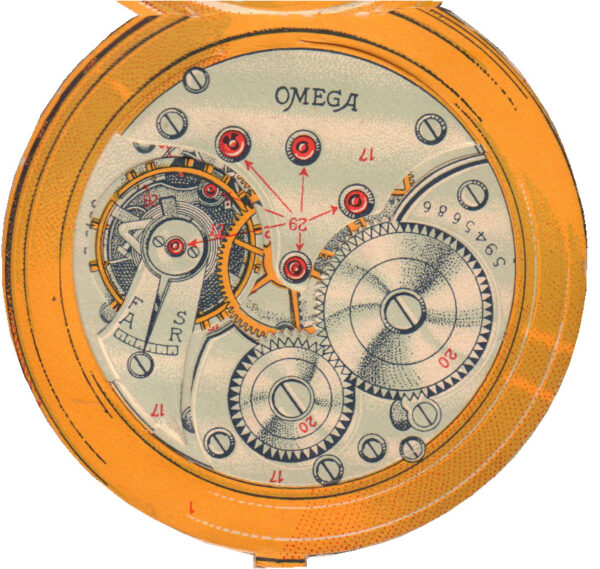 Modele de Demonstration de la Montre Omega.  Record du monde de precision. - Image 3