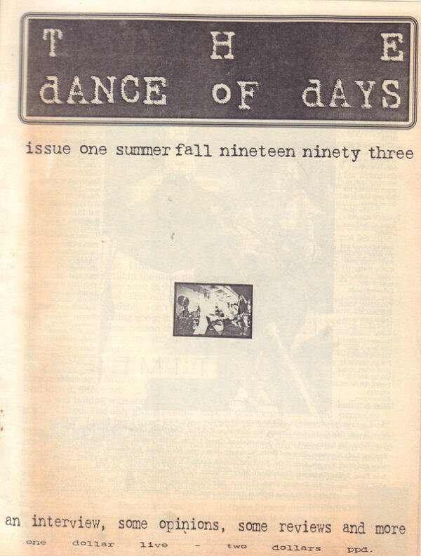 TANNER, Adam.  The Dance of Days.