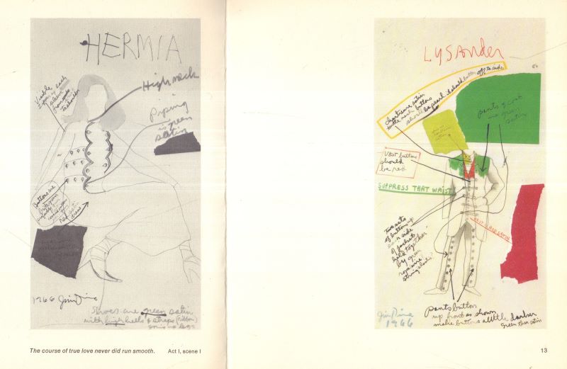 DINE, Jim. Designs for A Midsummer Night's Dream. - Image 3