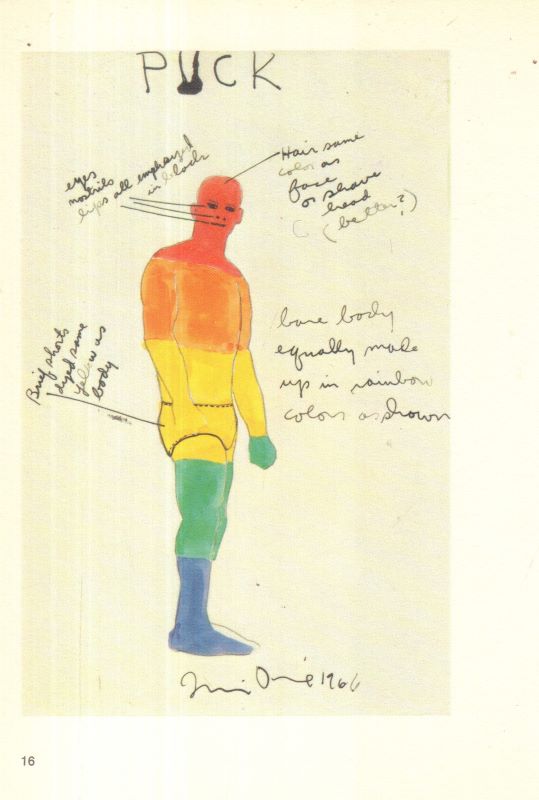 DINE, Jim. Designs for A Midsummer Night's Dream. - Image 4