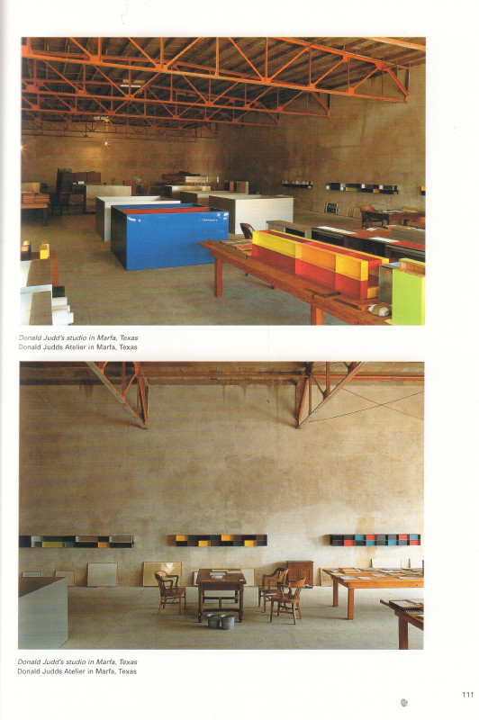 JUDD, Donald. Architecture / Architektur. - Cult Jones