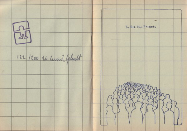 SCHULT, W. Emil.  A Book of Man: Connected Drawings. - Image 3
