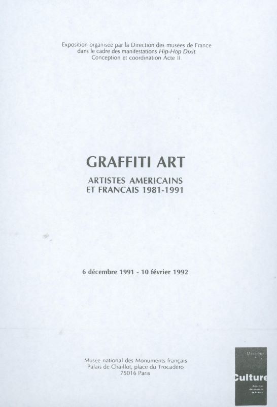 Graffiti Art: Artistes Americains et Francais 1981-1991. - Image 2
