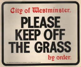 Please Keep Off The Grass.