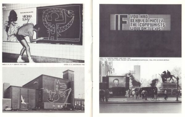 HARING, Keith and Jenny Holzer.  Schutz Mich vor Dem Was Ich Will. - Image 4