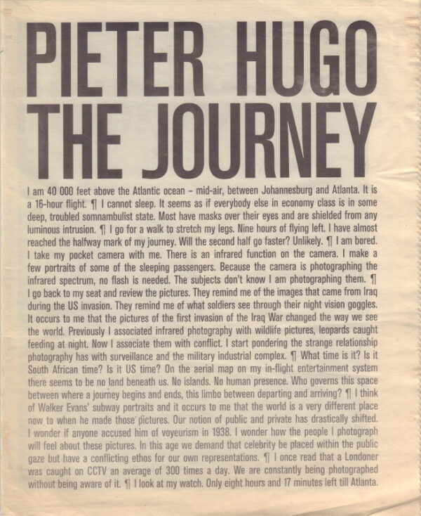 HUGO, Pieter.  The Journey.