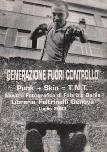 BARILE, Fabrizio. "Generazione Fuori Controllo": Punk + Skin = T.N.T.