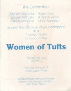 The Committee Women of Tufts.