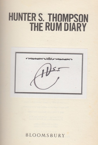 THOMPSON, Hunter S. The Rum Diary.