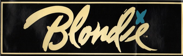 Blondie Bumper Sticker.