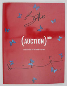 HIRST, Damien and Bono. (Auction) Red.