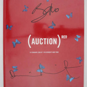 HIRST, Damien and Bono. (Auction) Red.