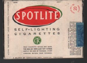 WITT, Frank. Spotlite: Self-Lighting Cigarettes.