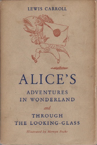 Russian Book Lewis Carroll Alice in Wonderland Looking Glass Leather Vashchenko 