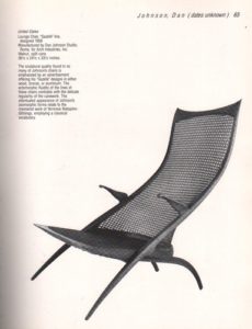 OSTERGARD, Derek E. Mackintosh to Mollino: Fifty Years of Chair Design.