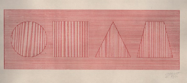 sol lewitt geometric figures & color