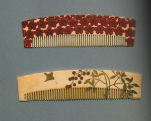 HASHIMOTO, Sumiko Okazaki Collection: Combs and ornamental hairpins.