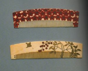 HASHIMOTO, Sumiko Okazaki Collection: Combs and ornamental hairpins.