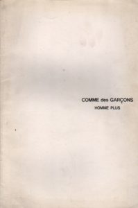LINDBERGH, Peter. Comme des Garcons Homme Plus.