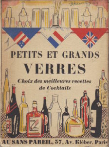 TOYE, Nina And A. H. ADAIR. Petits et Grands Verres: Choix des meilleures recettes de Cocktails.