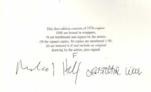 WOOL, Christopher and Richard HELL. Psychots.