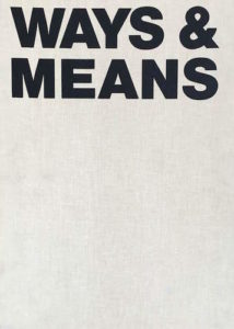 JONES, Allen. Ways and Means.