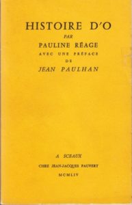 REAGE, Pauline. Histoire D'O