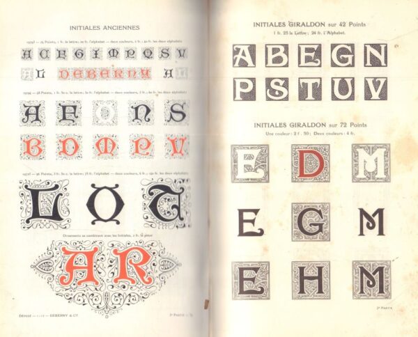 DEBERNY & Cie.  Le Livret Typographique: Specimen de Caracteres. - Image 10