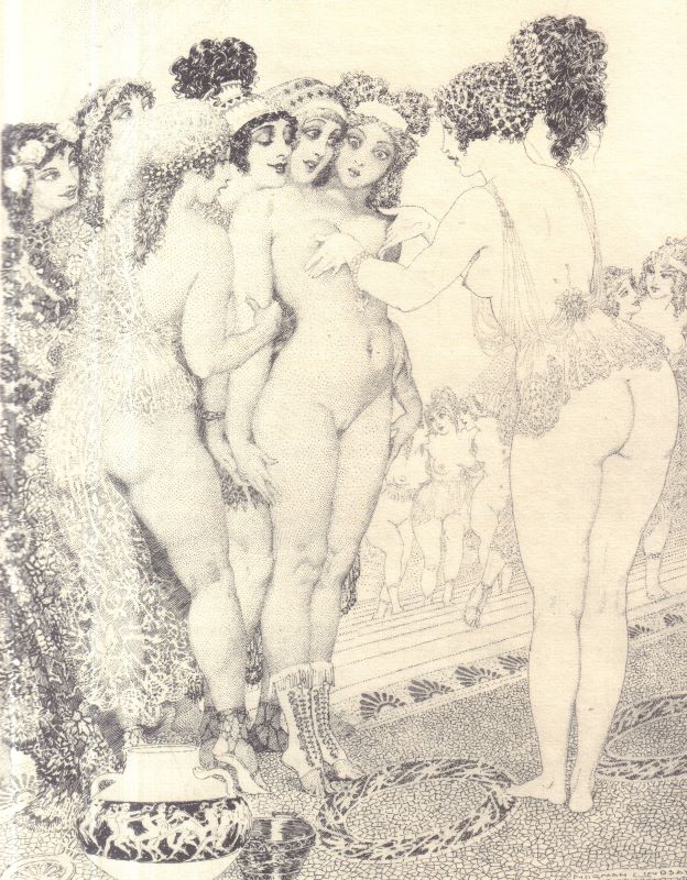 ARISTOPHANES. Lysistrata. Translated by Jack Lindsay. Illustrated by Norman Lindsay. - Image 3