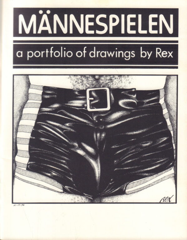 Männespielen: A Portfolio of Drawings by Rex. - Image 2
