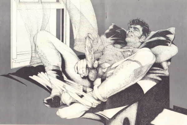 Männespielen: A Portfolio of Drawings by Rex. - Image 3