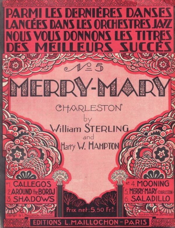 STERLING, William and Harry W. HAMPTON.  Merry-Mary Charleston.