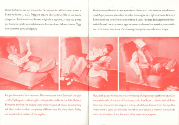 MUNARI, Bruno.  Ricerca Della Coodita in una Poltrona Scomoda / Seeking Comfort in an Uncomfortable Chair. - Image 3