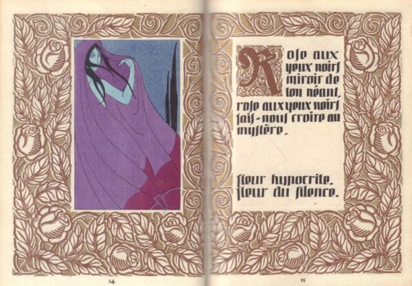GOURMONT, (Remy de).  Litanies de la rose. - Image 5