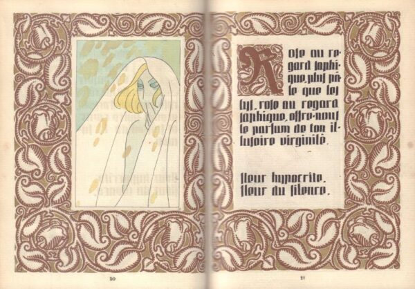 GOURMONT, (Remy de).  Litanies de la rose. - Image 7