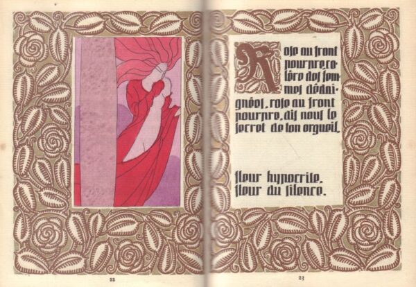 GOURMONT, (Remy de).  Litanies de la rose. - Image 8
