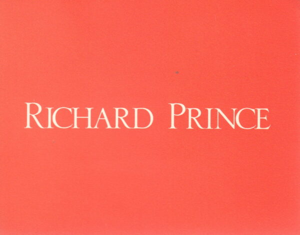 Richard Prince.