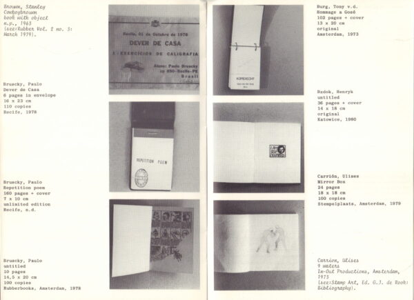 BARNEVELD, Arne van.  Rubber Stamp Publications: (an index). - Image 3