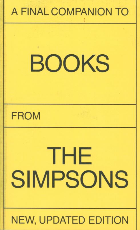 LeBRUN, Olivier. A Final Companion to the Books from The Simpsons.