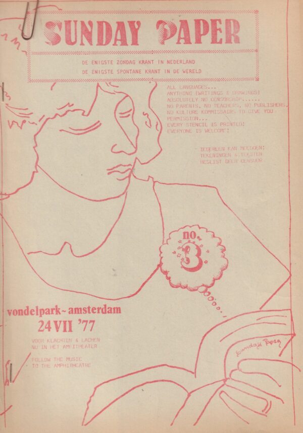 Le Editeur Invisible.  Sunday Paper. - Image 3