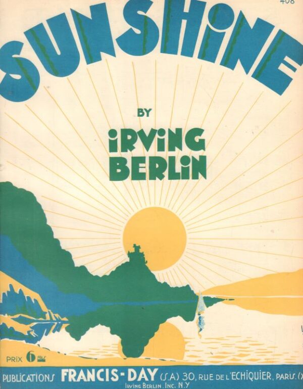 BERLIN, Irving.  Sunshine.