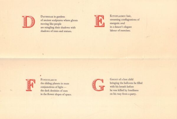 KIRKUP, James.  Tankalphabet: thirty tanka. - Image 4