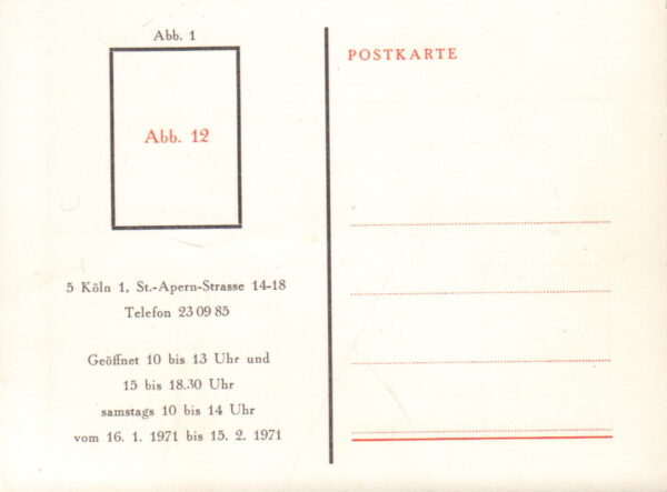 BROODTHAERS, Marcel.  Galerie M. Werner: Department des Aigles. - Image 2