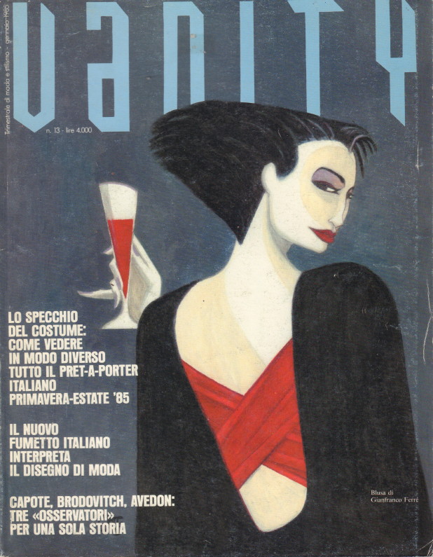 Vanity | Vanity, Anna Piaggi, Antonio Lopez, cover