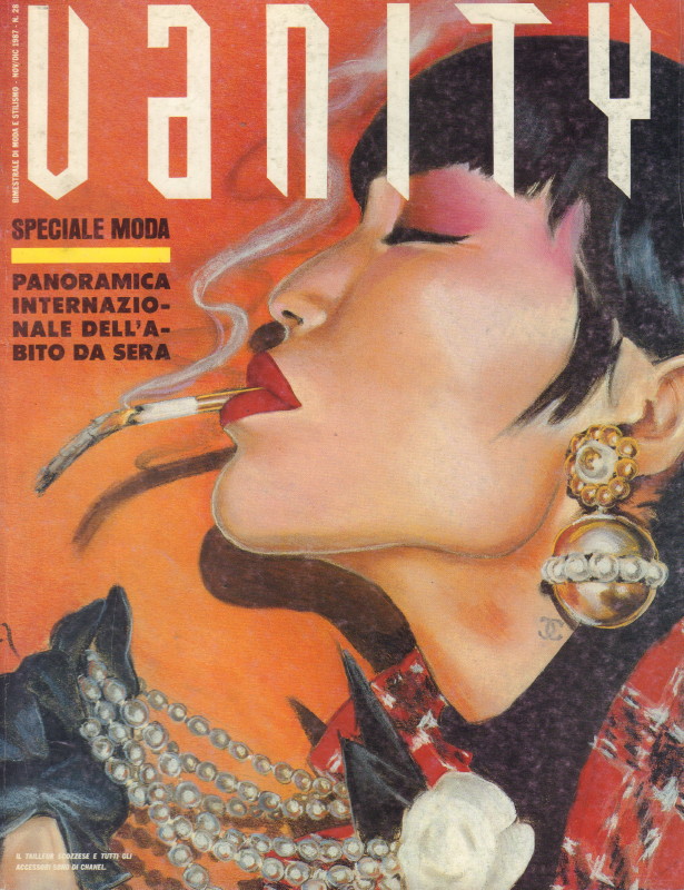 ANTONIO LOPEZ fashion illustration VANITY No.14 Aprile 1985